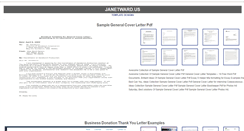 Desktop Screenshot of janetward.us