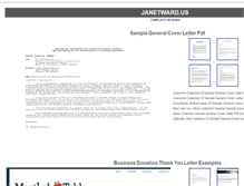 Tablet Screenshot of janetward.us
